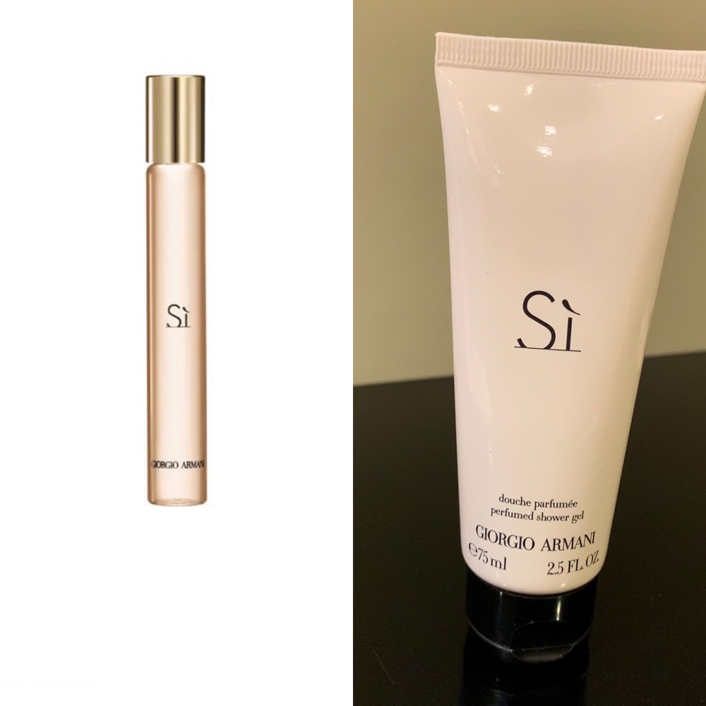 *SOLD* GIORGIO ARMANI “SI” ROLLERBALL & SHOWER GEL